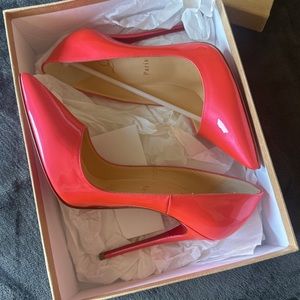 NEW Pink Christian Louboutin Heels - Size 7